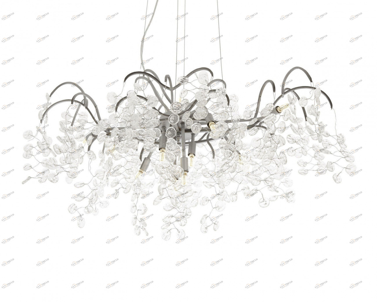 Люстра Aldora хром 5834 PUSHA ДИЗАЙНЕРСКИЕ, PUSHA 061591 Хром 