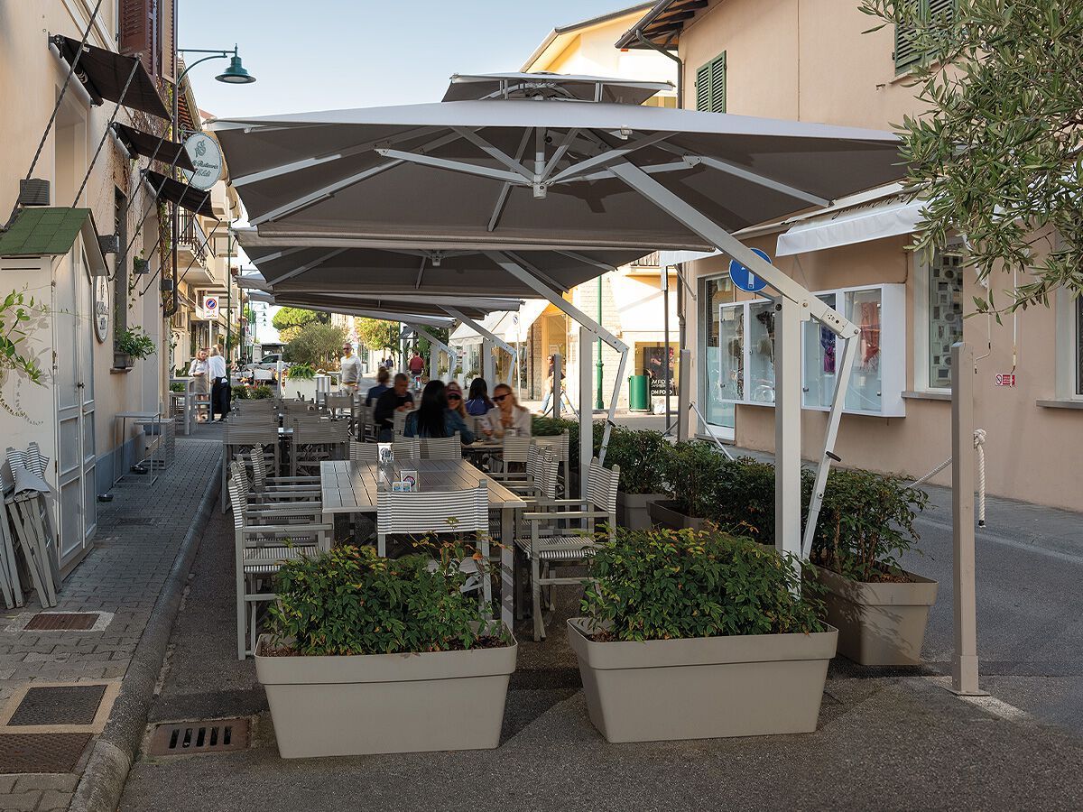 Зонтик с боковым полюсом Ombrellificio Poggesi SUMMER ARCH-00067065 - Вид №5