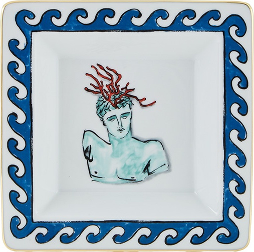 10647752 Richard Ginori Тарелка сервировочная квадратная 18 см Фарфор 