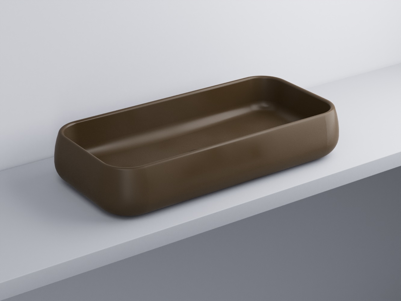 SHLAA80-CA Раковина накладная прямоугольная 80 cielo Shui Ceramica Cielo