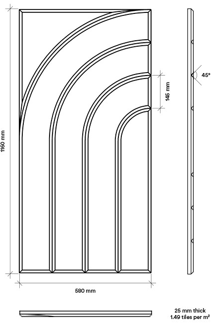 BAUX Акустическая стеновая панель из древесной шерсти Baux acoustic panels sun-id-1386098 - Вид №5
