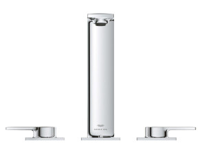 Смеситель для раковины с 3 отверстиями с ограничителем расхода