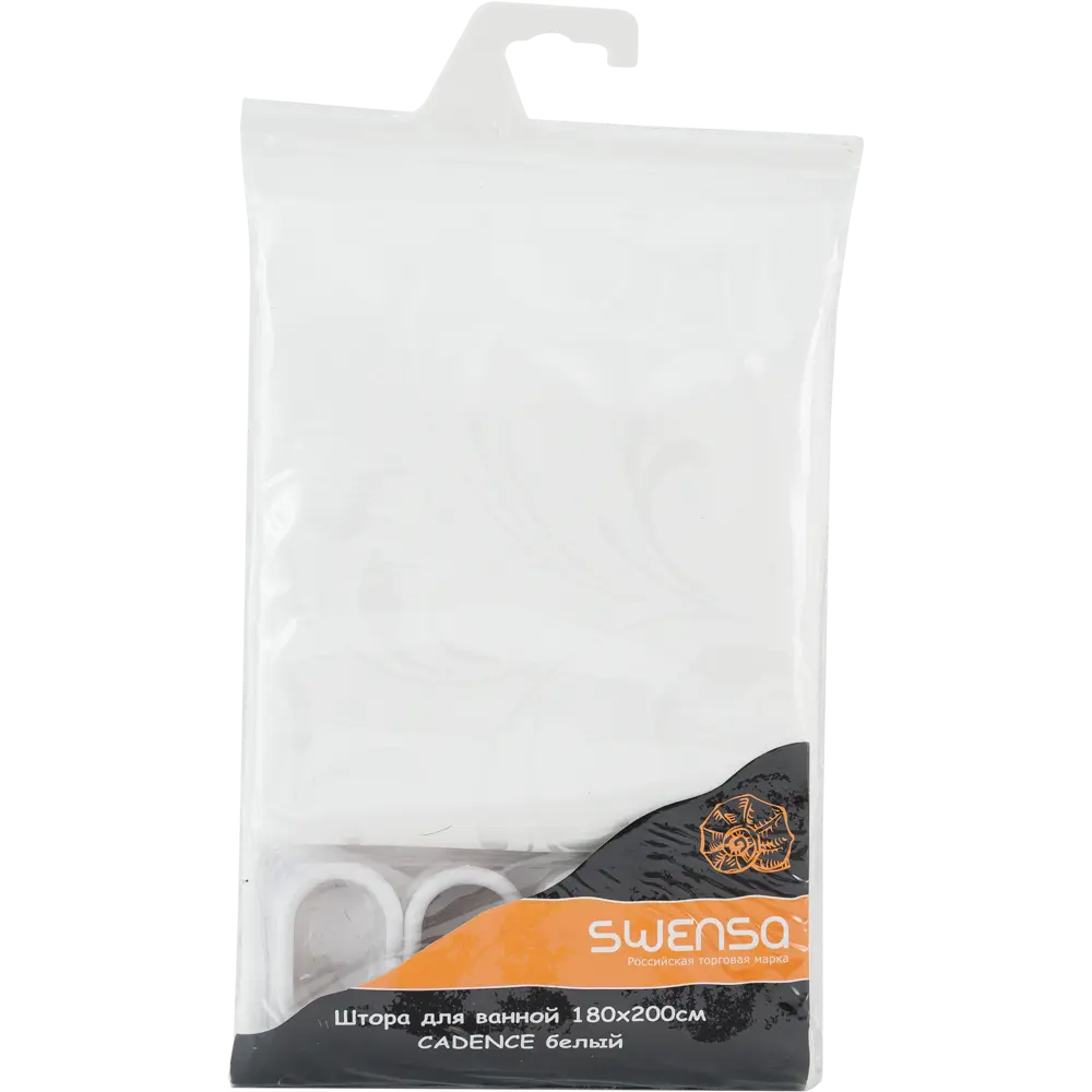 Штора для ванной SWENSA Cadence - защита от брызг и стильный акцент 82339643 STLM-0024908 - Вид №5