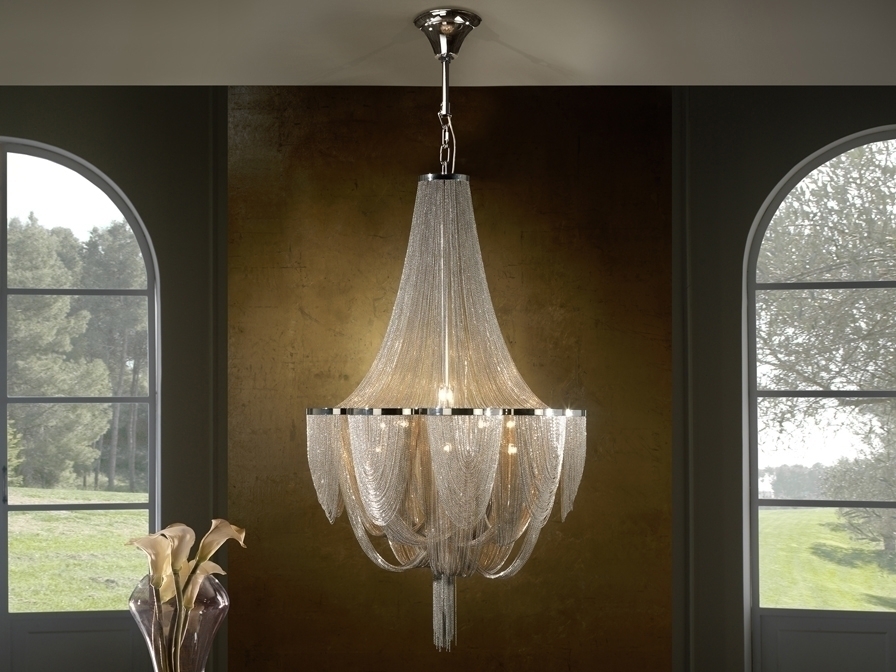 033403 Люстра 6L никель Schuller Minerva