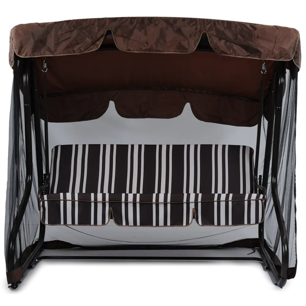 Качели садовые Вардэ 2 3-х местные до 350 кг коричневый GREENGARD Вардэ-2 STLM-2141989 - Вид №2