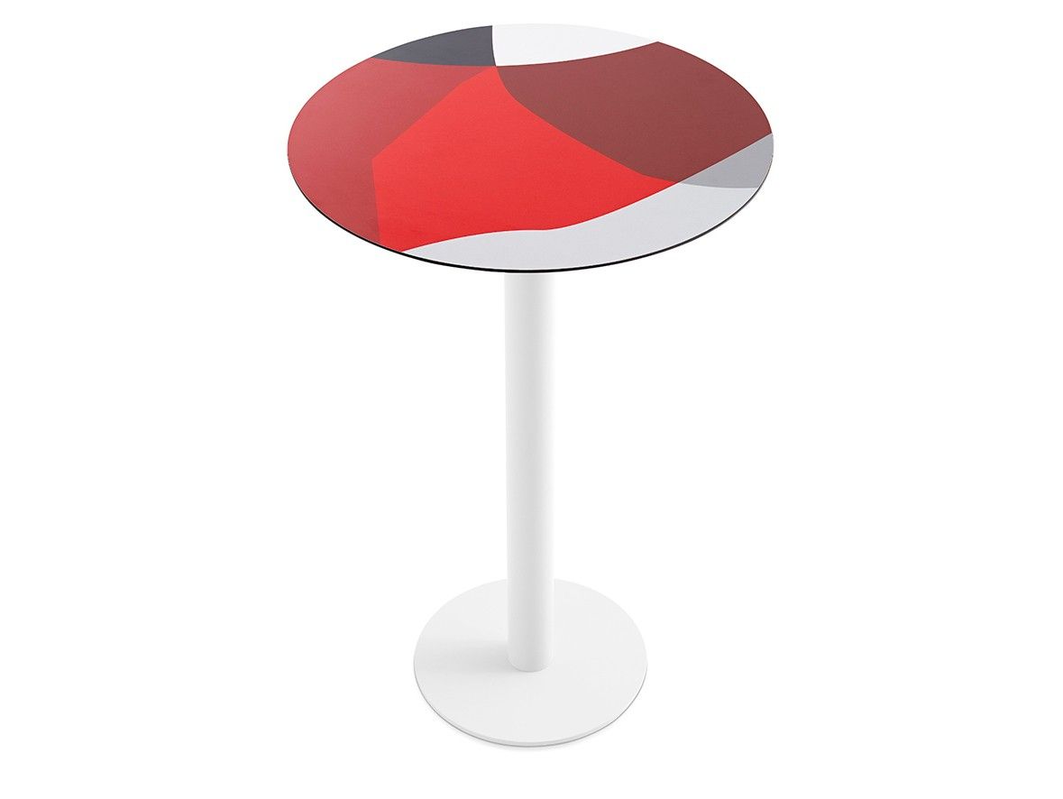 Высокий круглый ламинированный стол Diabla Abstrakt Mona ARCH-00140339