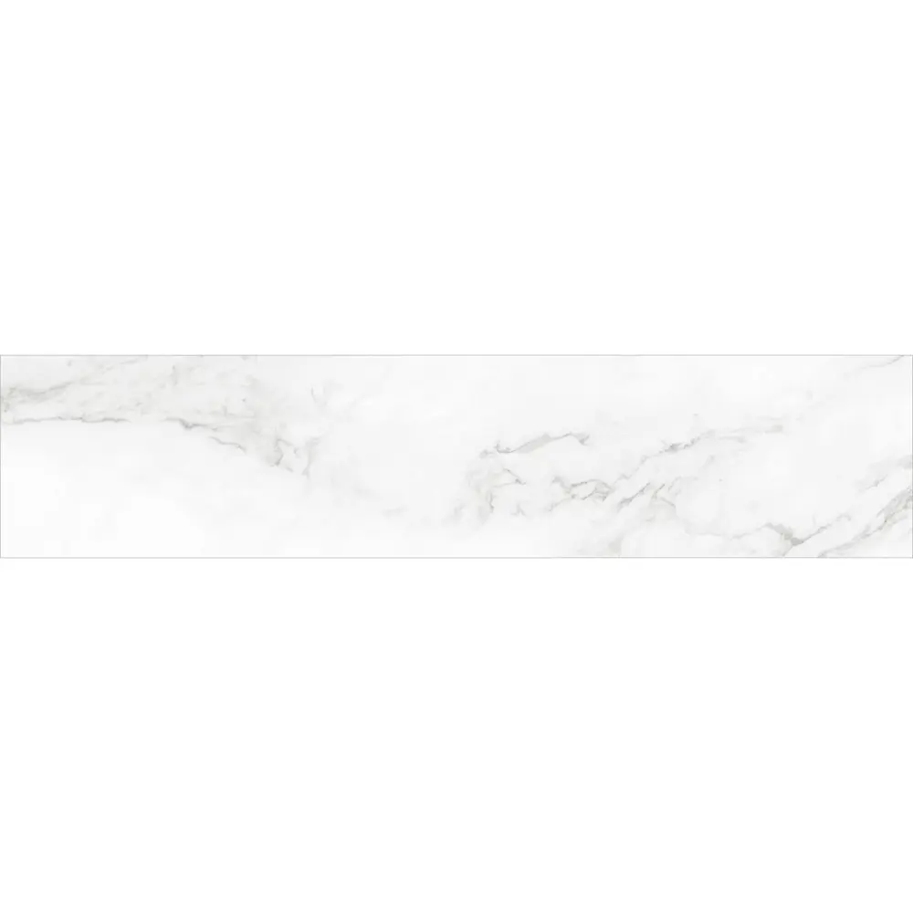Глазурованный керамогранит Alma Ceramica Ava Calacatta 04 20x90 см 1.62 м² матовый цвет белый 89456752 STLM-2076366 - Вид №1