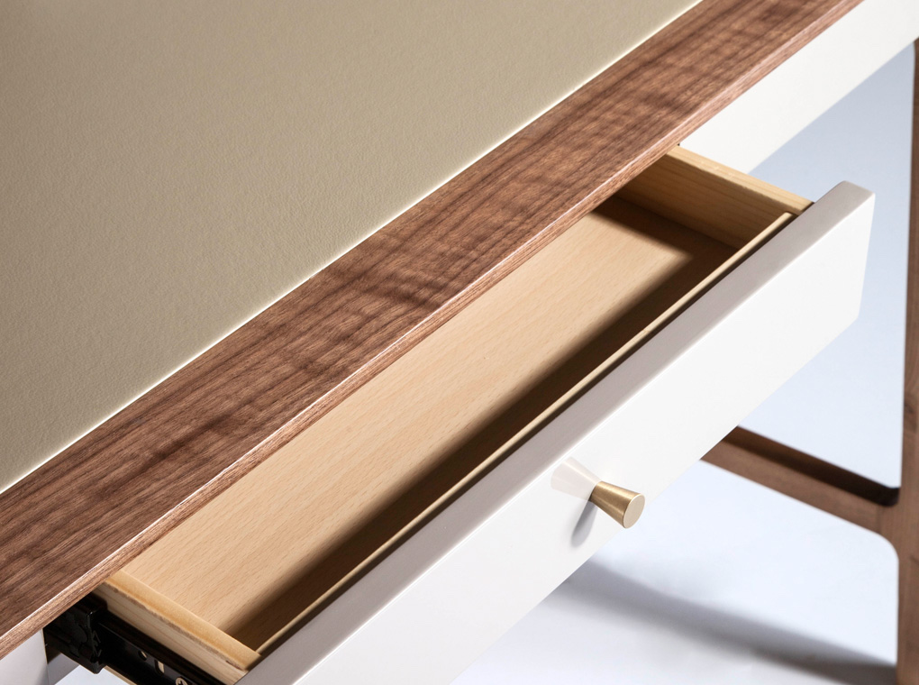 Письменный стол с ящиками деревянный BRT1701-2 от Angel Cerda ANGEL CERDA  288780 Коричневый  - Вид №11