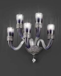 Euroluce Lampadari Настенный светильник из хрусталя с кристаллами swarovski® Dea