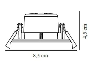 Круглый светодиодный светильник из пластика Nordlux SIEGE ARCH-00041991 - Вид №2
