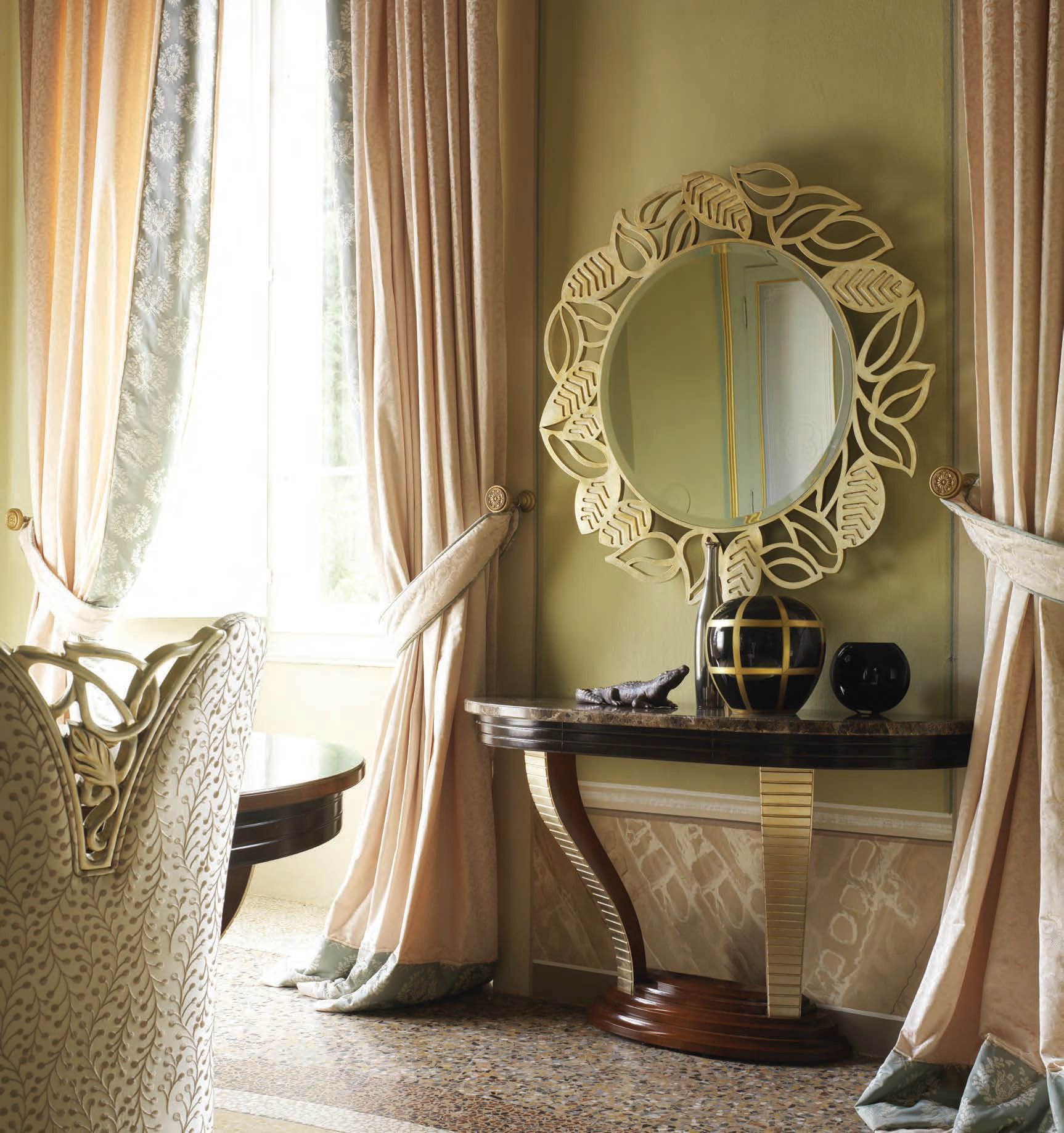 Деревянная консоль полумесяца Cantiero GRAND ÉTOILE ARCH-00097367 - Вид №1