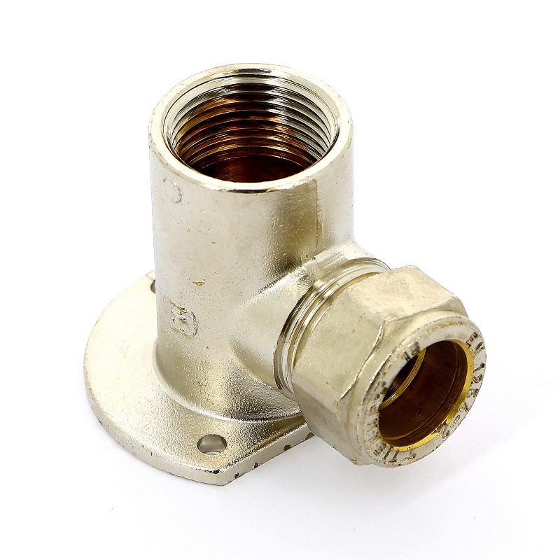 Водорозетка обжим-В никелированная TIEMME 18х3/4" 1100181 - Вид №1