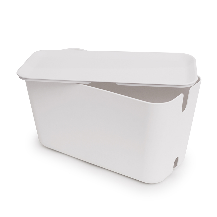 Органайзер белый для проводов большой Cablebox BOSIGN  00-3872107 Белый  - Вид №3