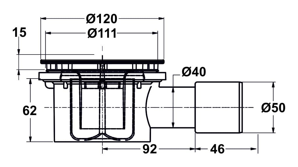 Слив для душа ABS Bonomini Трин ARCH-00049139 - Вид №6