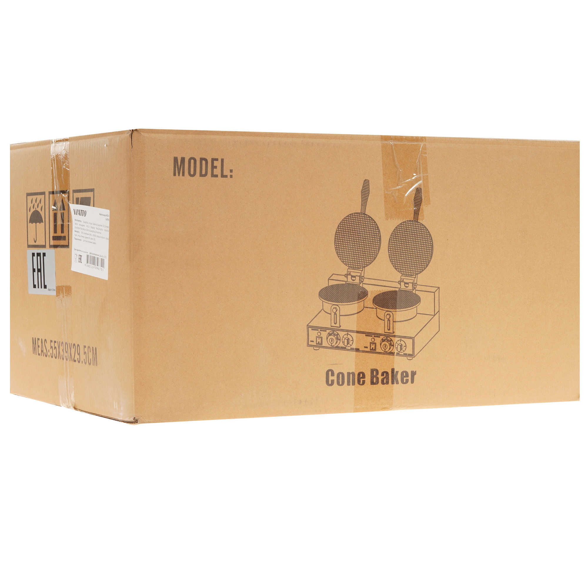 9985863 Вафельница Viatto HCB-2 серебристый STDN-0062824 - Вид №9