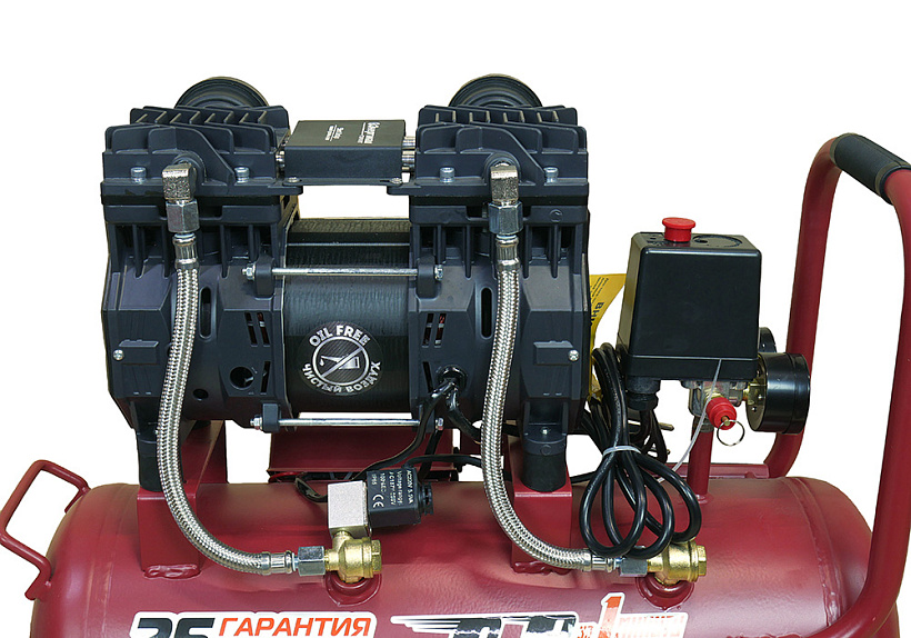 Компрессор поршневой безмасляный Энергомаш ВК1-24БМ 9179801 STDN-0004612 - Вид №2