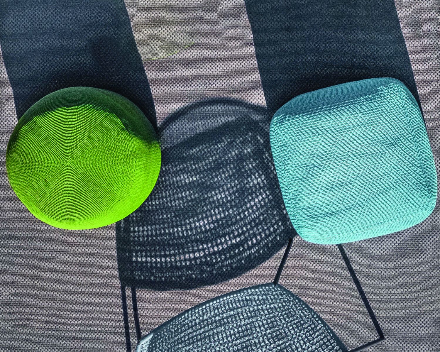 Квадратный пуф из ткани FISCHER MÖBEL ARCH-00041584 - Вид №5