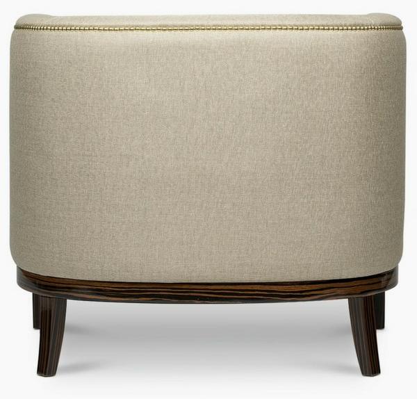 BRABBU Клубное кресло из ткани с подлокотниками Maa sun-id-1413008 - Вид №4