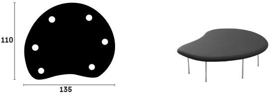 Capdell Мягкая скамья из ткани Droplets sun-id-1362147 - Вид №16