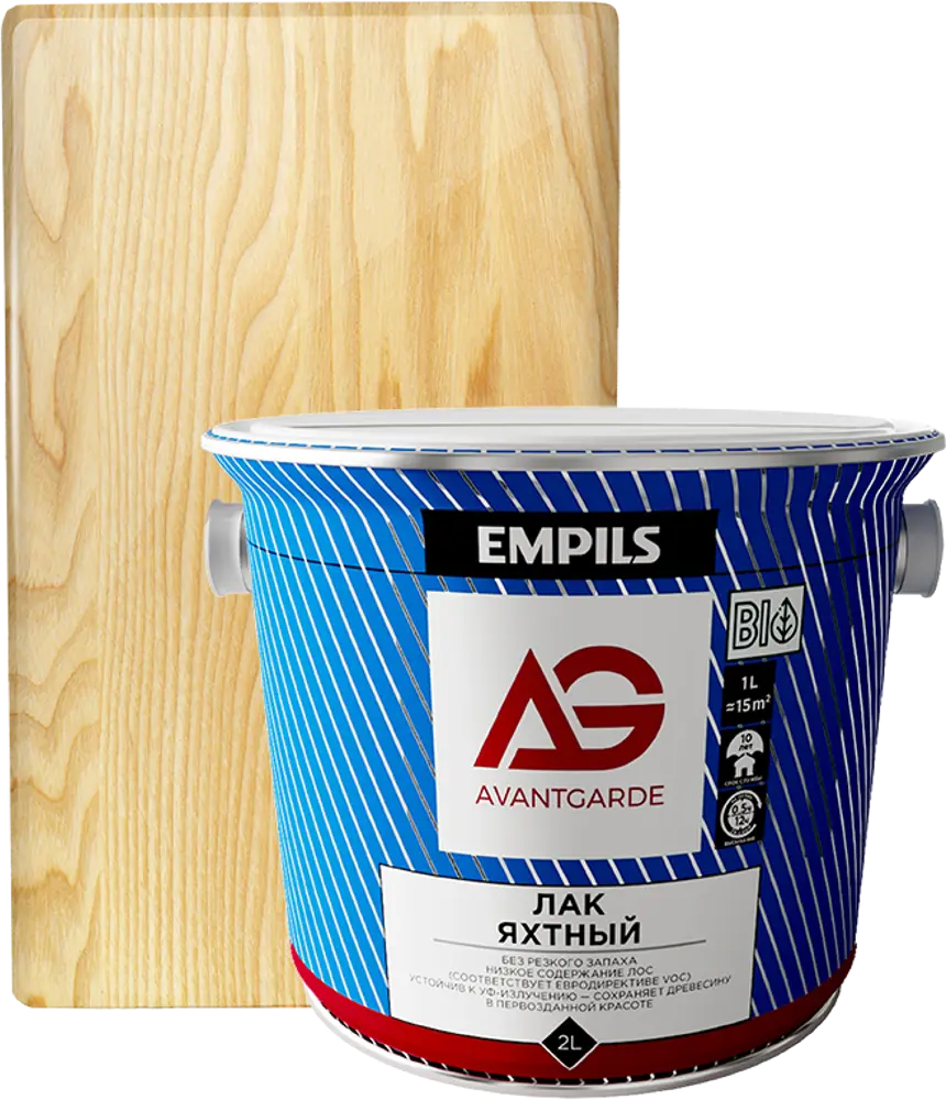 Яхтный лак Avantgarde для дерева 2 л - защита на 10 лет 82679181