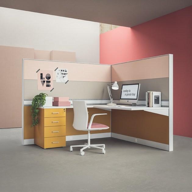 PROF Отдельностоящая модульная офисная перегородка из дерева Openwall sun-id-1512114 - Вид №18