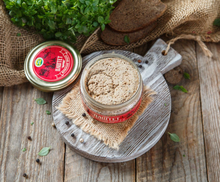 4155 Паштет "Бычок" из говяжьей печени Вкусляндия  - Вид №1