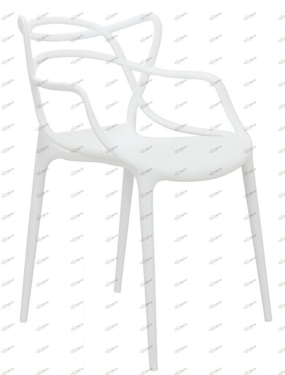 Стул кухонный со спинкой белый Masters BRADEX HOME  00-3973937 Белый 