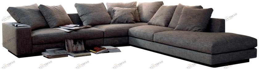 Verzelloni Секционный диван со съемным чехлом из ткани Holden sun-id-1447598