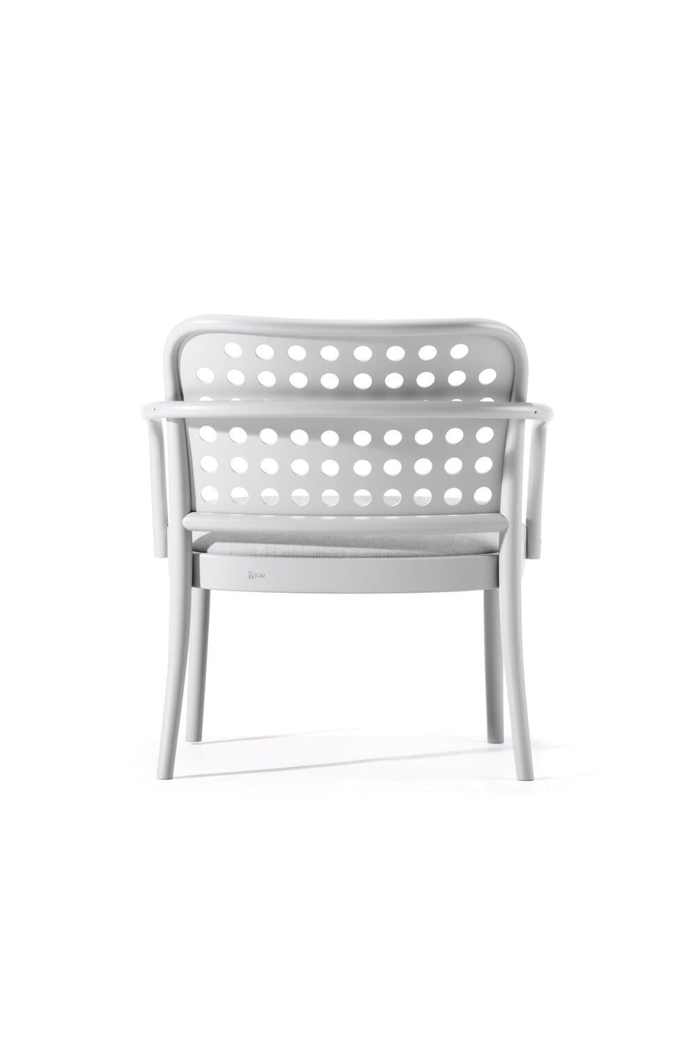 Деревянное кресло с подлокотниками с мягким сиденьем TON 822 ARCH-00035643 - Вид №4