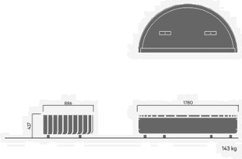 VESTRE Круглые стальные кашпо для общественных мест Stripes sun-id-1464310 - Вид №7