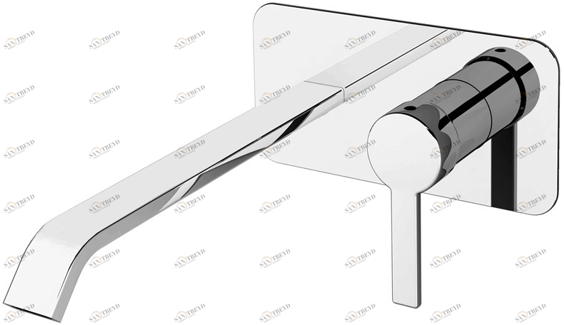 Fir Italia Смеситель для умывальника настенный на 2 отверстия Sweet 46 4610208