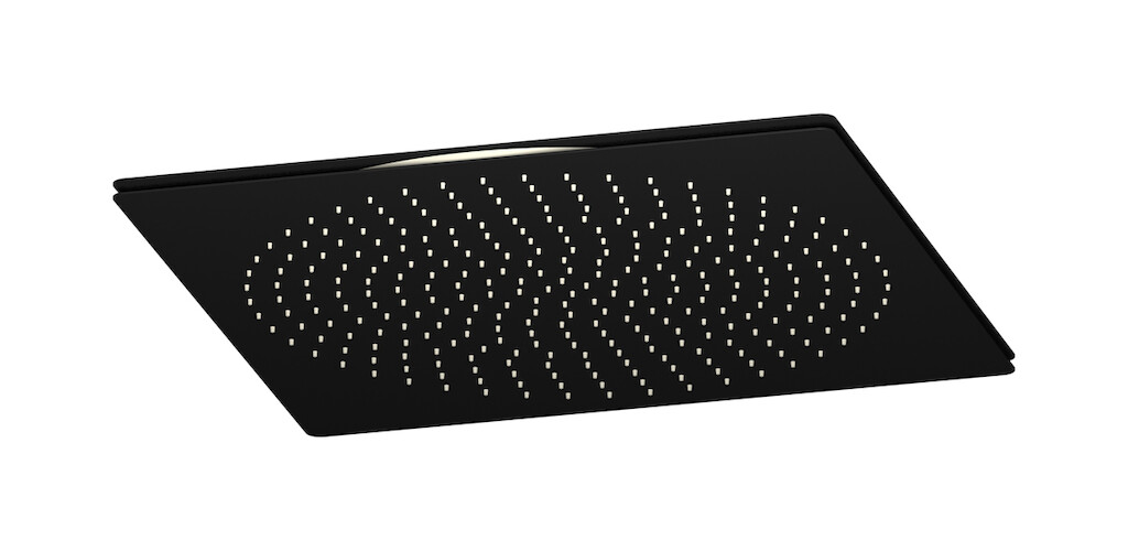 Верхний душ квадратный 500x500 WE ARE IB ma051np Matt Black Monamour 