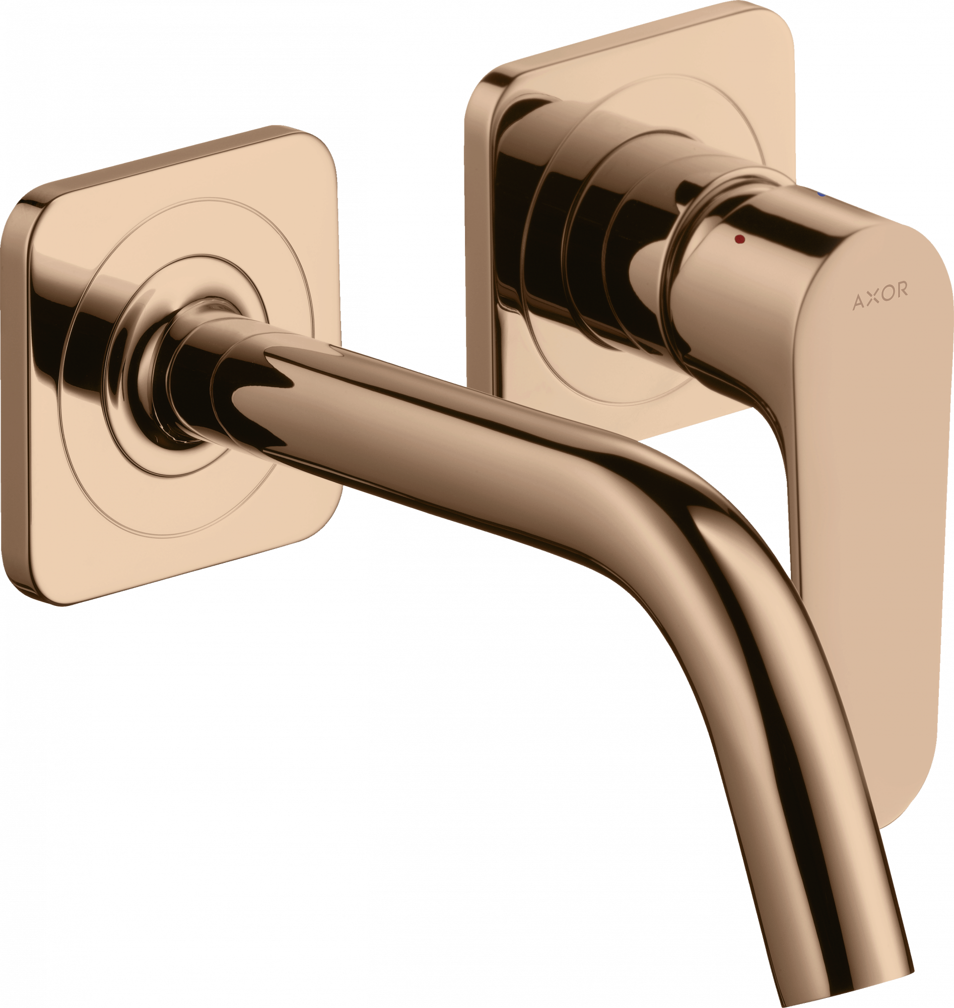 34113300 Смеситель для раковины, однорычажный, скрытого монтажа, настенный, с изливом 167 мм и розетками AXOR CITTERIO M