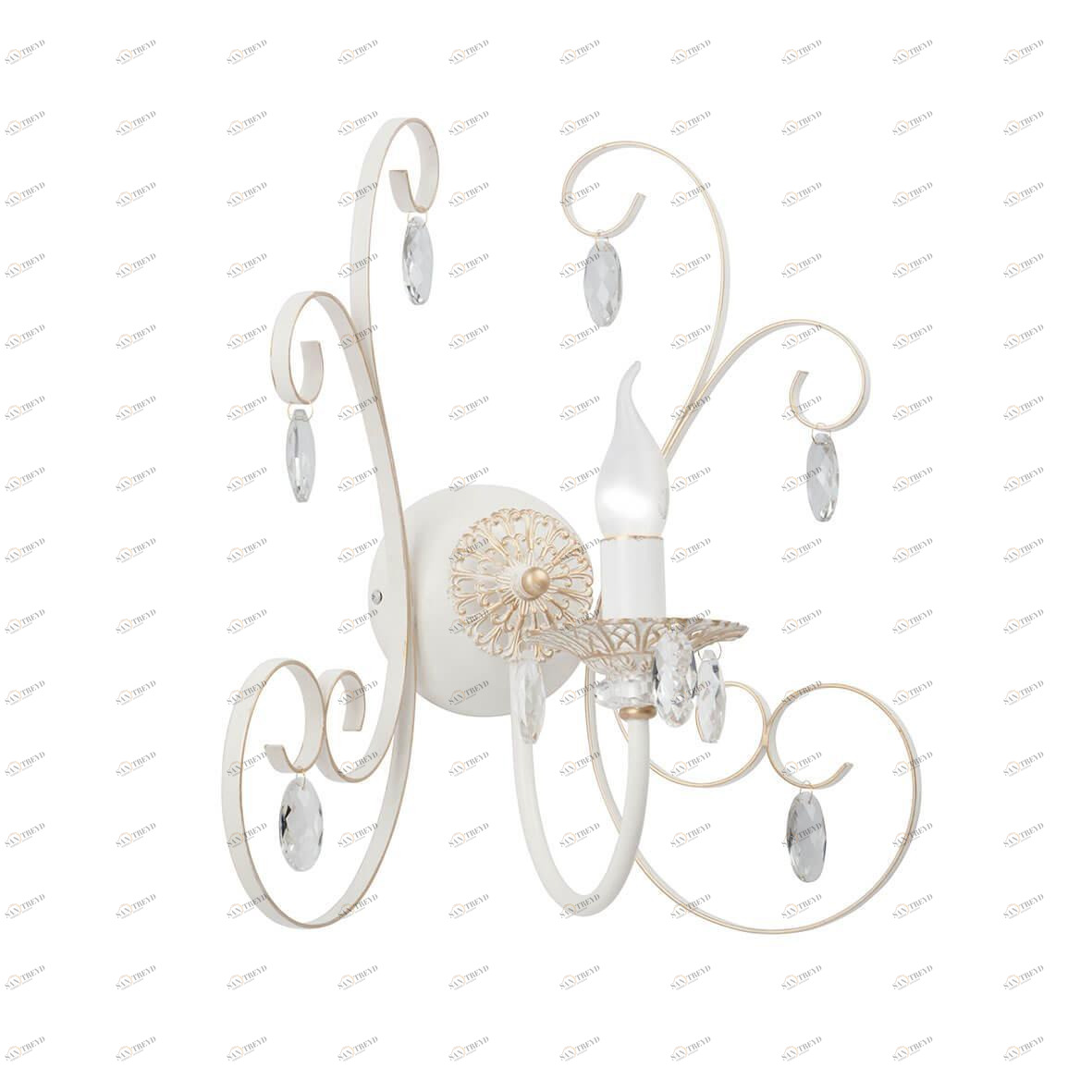 Бра настенное белое Vitaluce V1680 VITALUCE СВЕЧА 00-3929053 Белый 