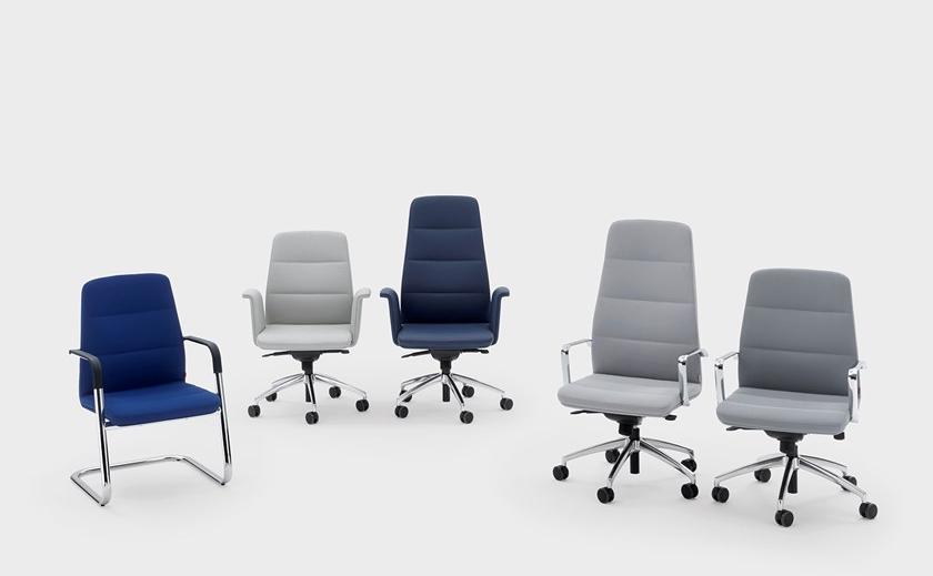 Viganò Откидывающееся кресло руководителя на козелке из ткани Star sun-id-1430787 - Вид №3