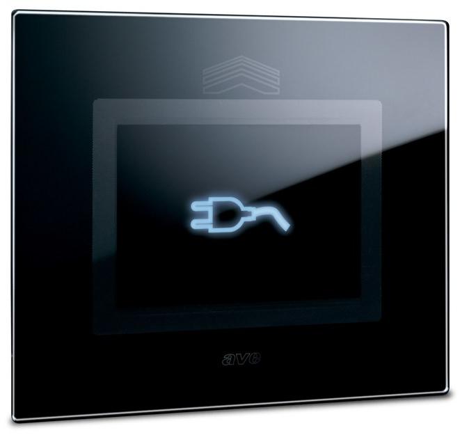 AVE Выдвижная электрическая розетка из стекла Prese a scomparsa 44pvtcs3nal - Вид №1