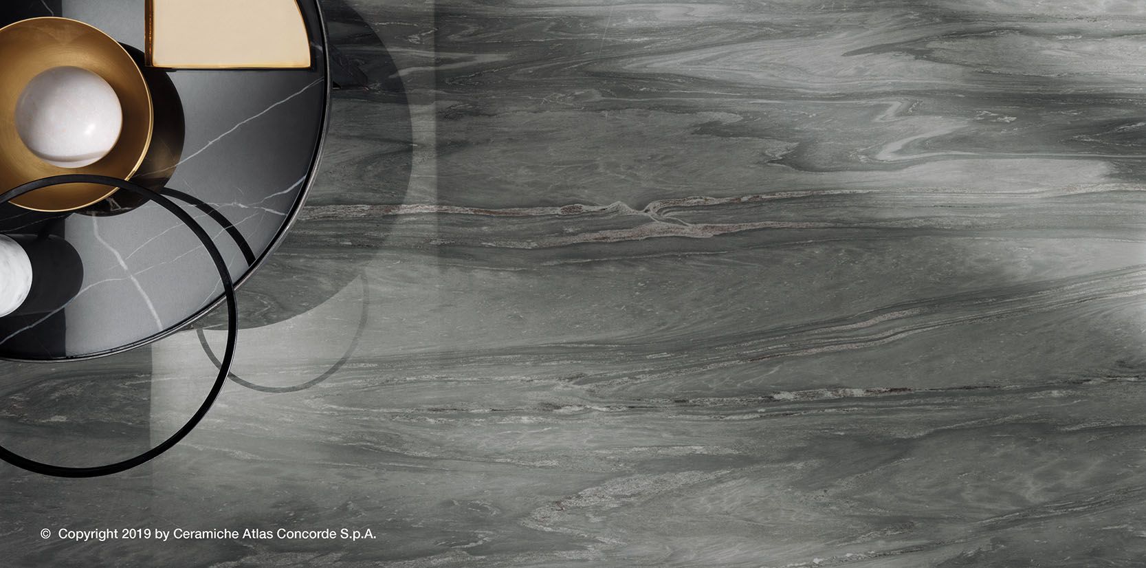 Пол из керамогранита с мраморным эффектом Atlas Concorde Marvel Dream ARCH-00135482 - Вид №14