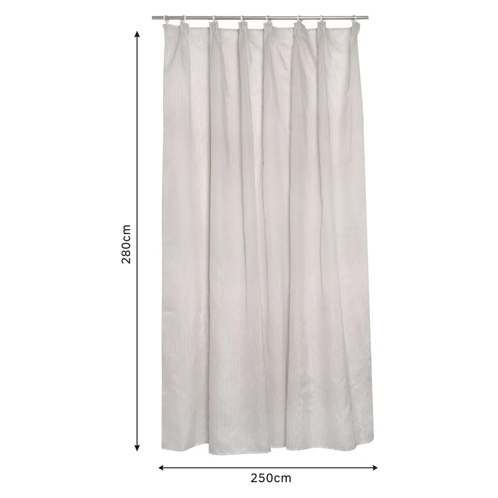 Тюль на ленте Inspire Dalia 250x280 см цвет серо-коричневый 88311248 STLM-2065775  - Вид №2