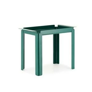 Металлический столик Box большой 47.5х60х33 см, цвет морской волны