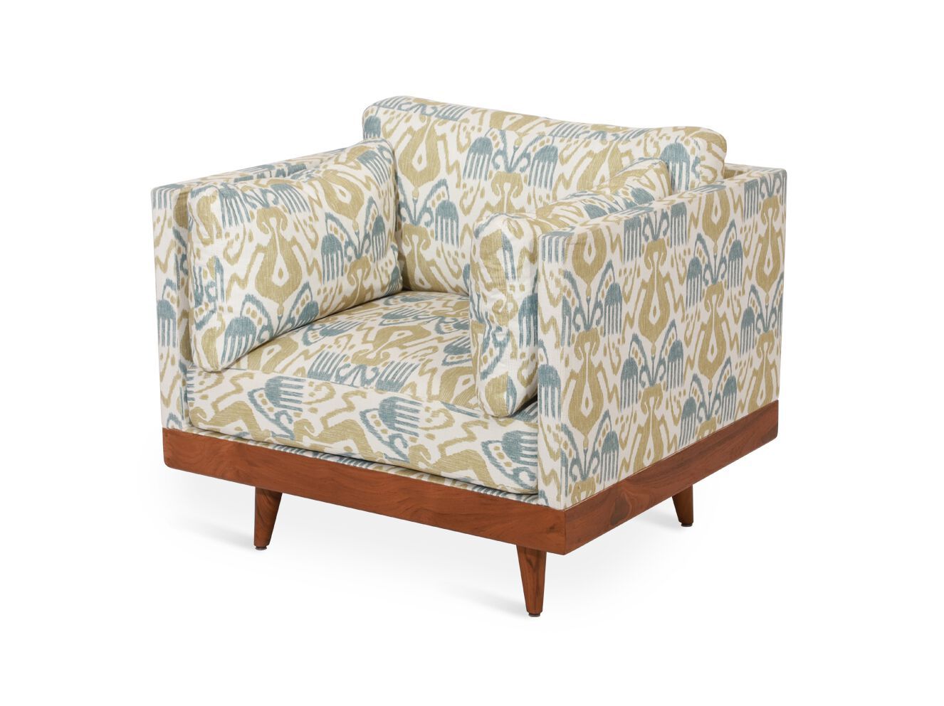 Тканевое кресло с подлокотниками Alankaram Priamka ARCH-00067467 - Вид №1