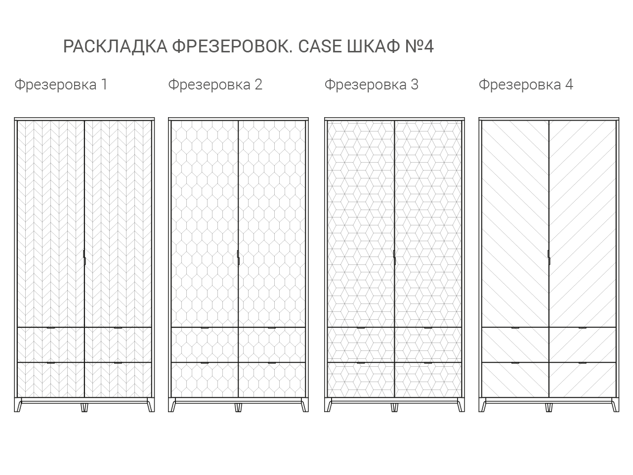 Шкаф распашной двухдверный бирюзовый Case №4 THE IDEA  210413 Синий  - Вид №6