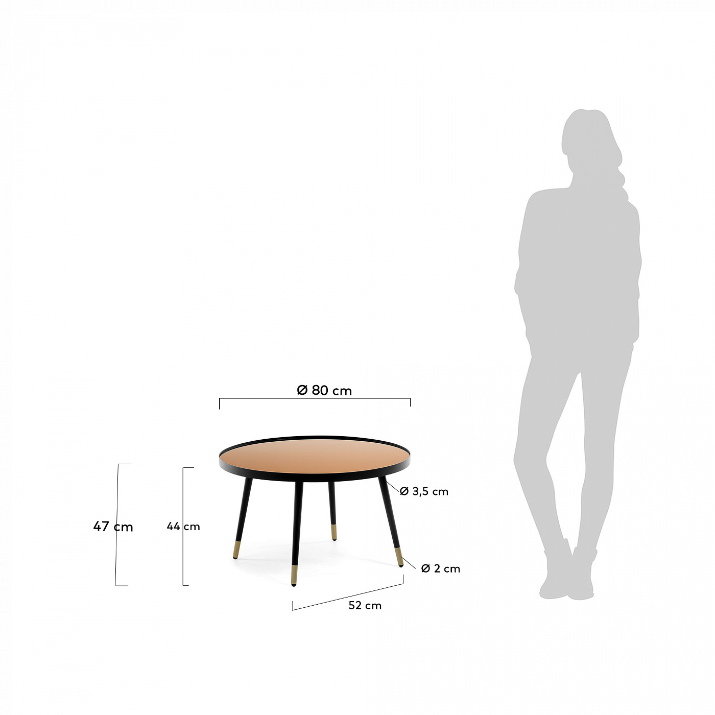 071080 Столик журнальный La Forma Dila  - Вид №1