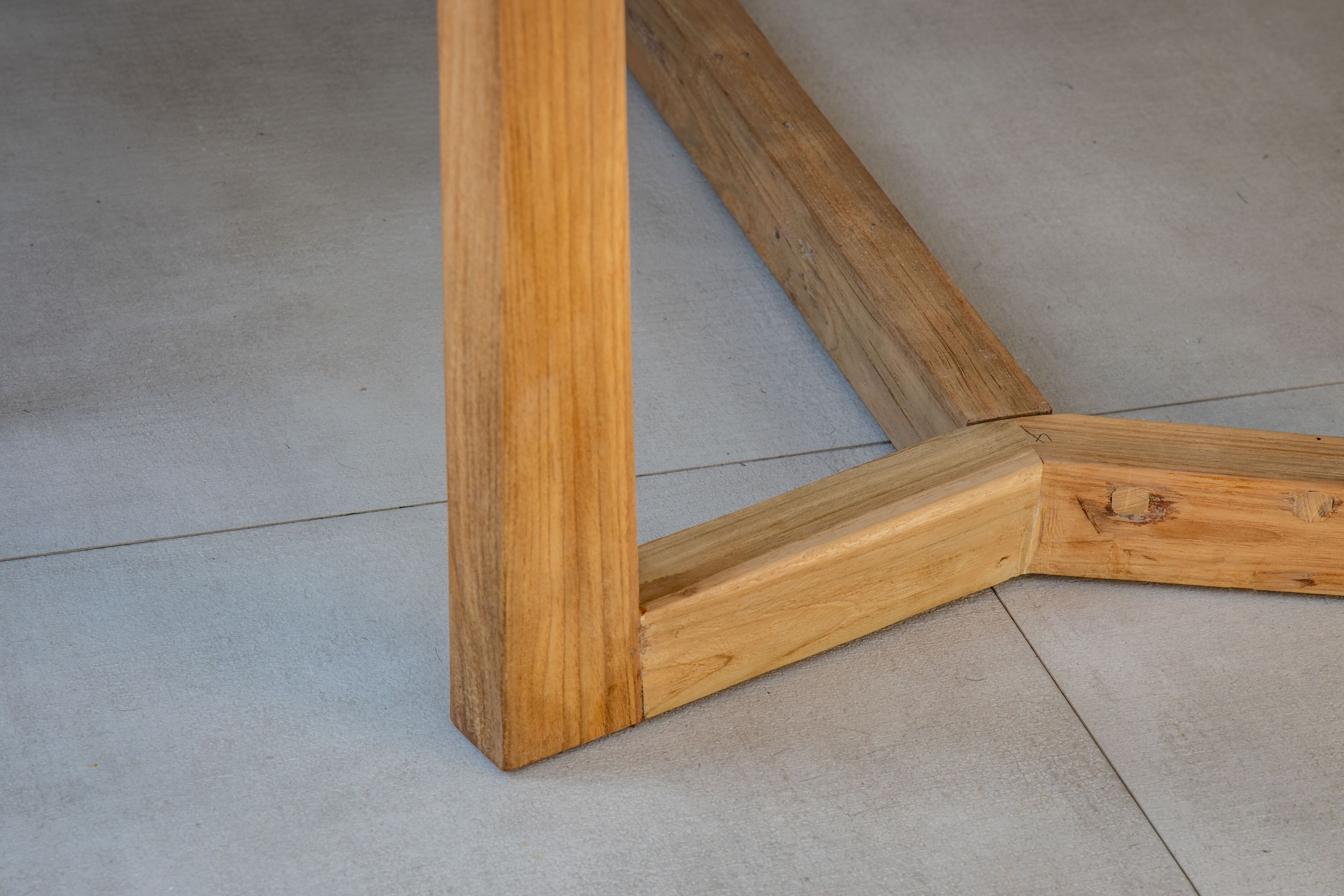 Травертин прямоугольный садовый стол cbdesign Kal ARCH-00073085 - Вид №3