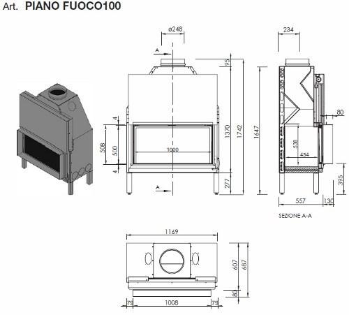 Antonio Lupi Design Дровяной камин из стали Antoniolupi sun-id-1347131 - Вид №3