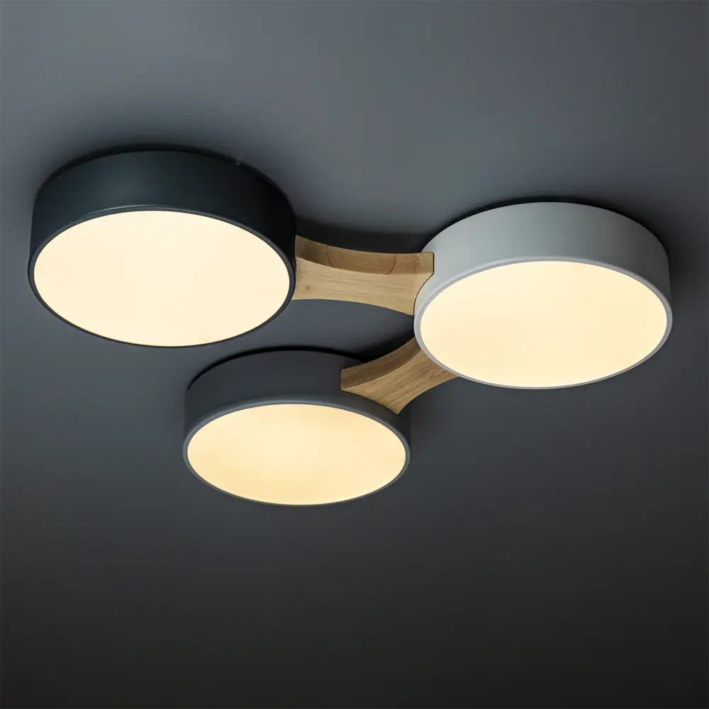 Люстра потолочная светодиодная Ritter Scandia 52070 2 42 Вт 15 м² регулируемый белый свет цвет серый STLM-2176457 - Вид №1
