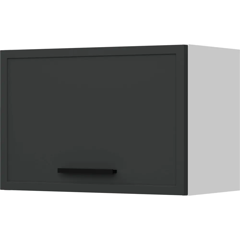 Кухонный шкаф навесной над вытяжкой Неро Delinia 50x33.8x29 см МДФ цвет графит 86578035 STLM-2051109 - Вид №1