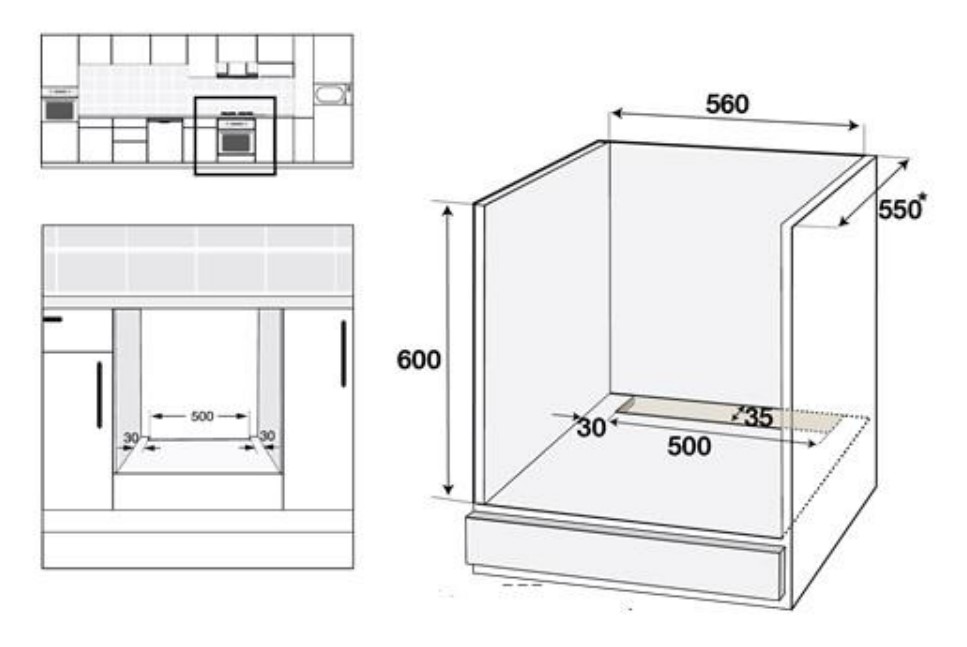 9225919 Электрический духовой шкаф SCHTOFF Decor 245 белый STDN-0099221 - Вид №5