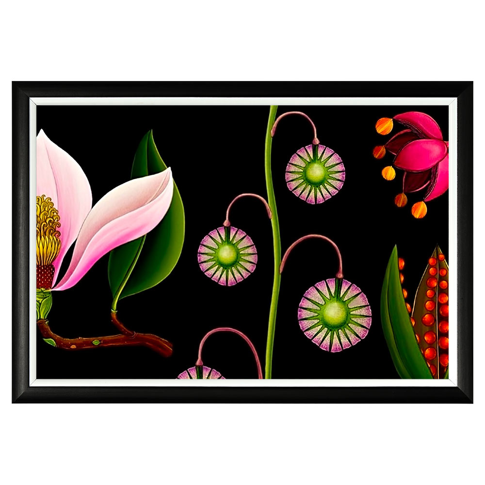 896518676_1818 Арт-постер «Цветочный бал / Ночь» Object Desire 