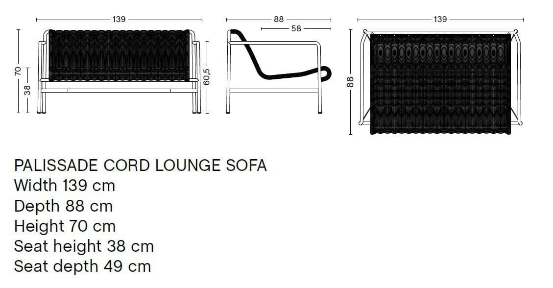 Садовый диван Hay Палисад ARCH-00101690 - Вид №6