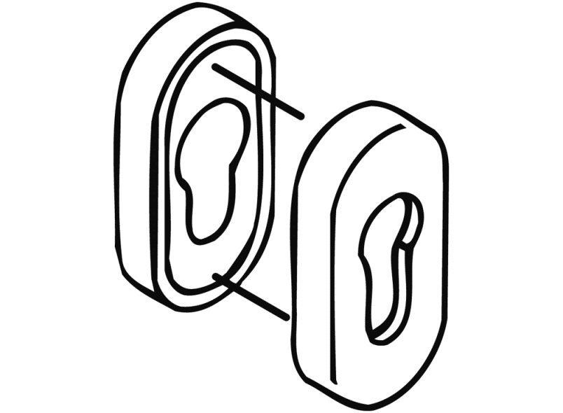 316XAHKN розетка для ключей HEWI System 111 | Edelstahl  - Вид №2